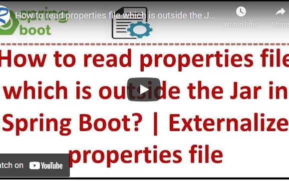 How To Read The Properties File Outside The Jar In Spring Boot DZone