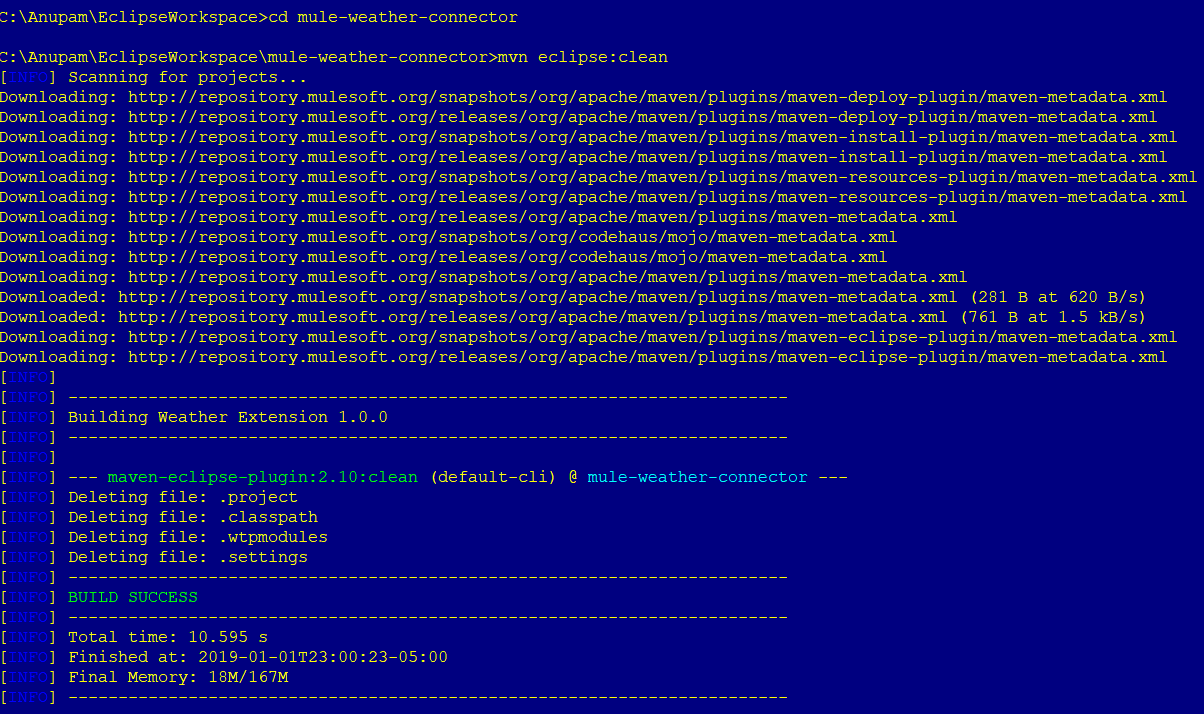 mvn clean install dskiptests in eclipse