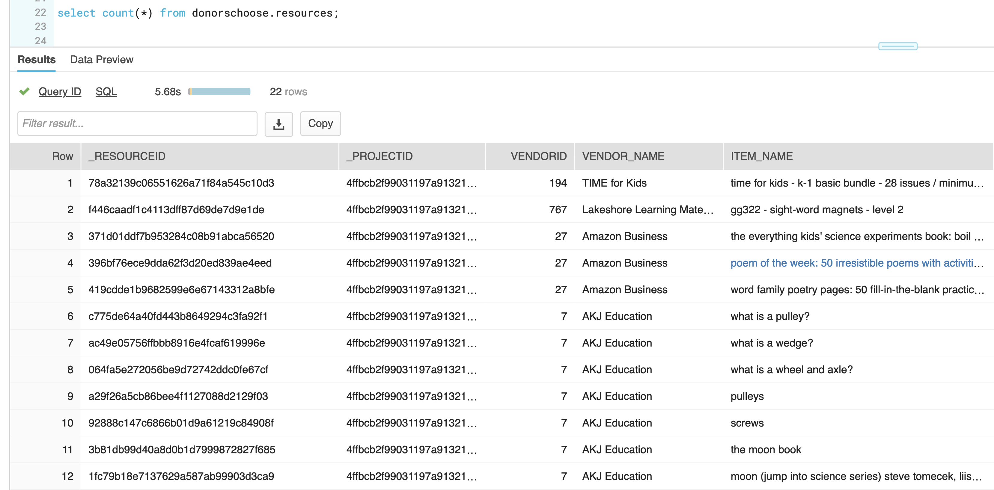 snowflake json query