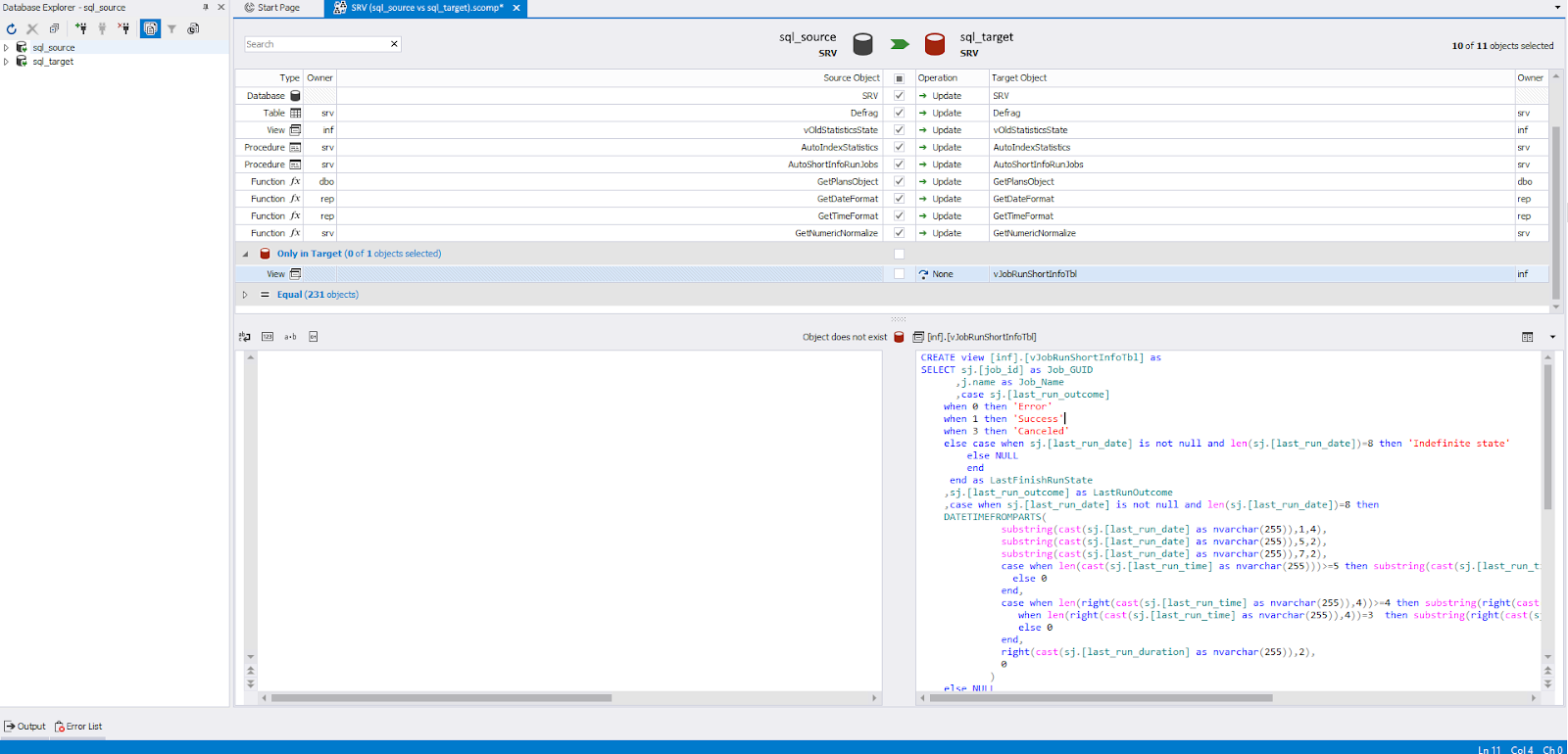 Adjusting synchronization settings