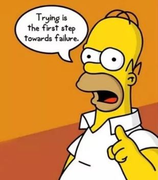 Homer simpson on failure