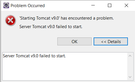Artistiek stuiten op pols Tomcat Server Failed to Start From Eclipse - DZone