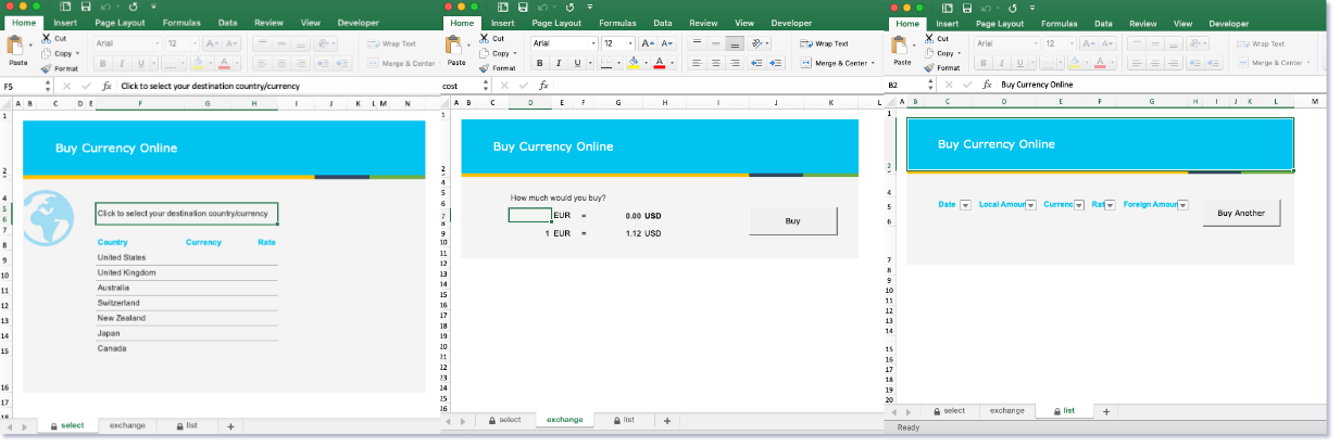 Comобъект excel application. Excel UI.