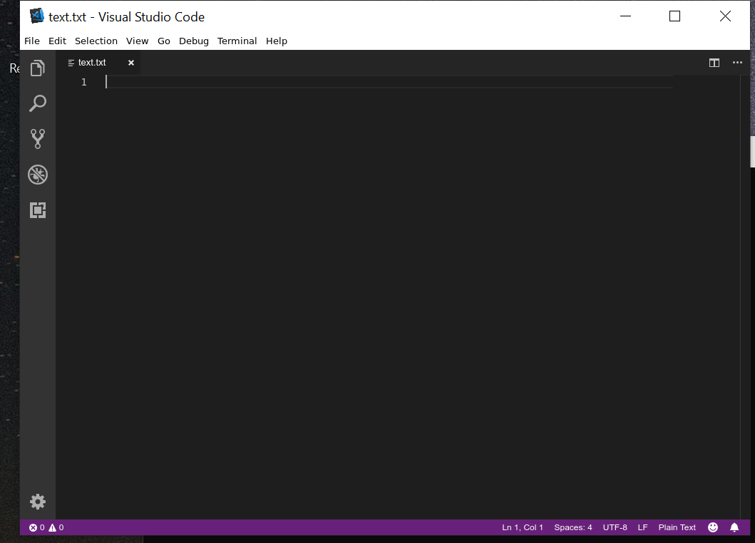 Running Visual Studio Code with pengwin