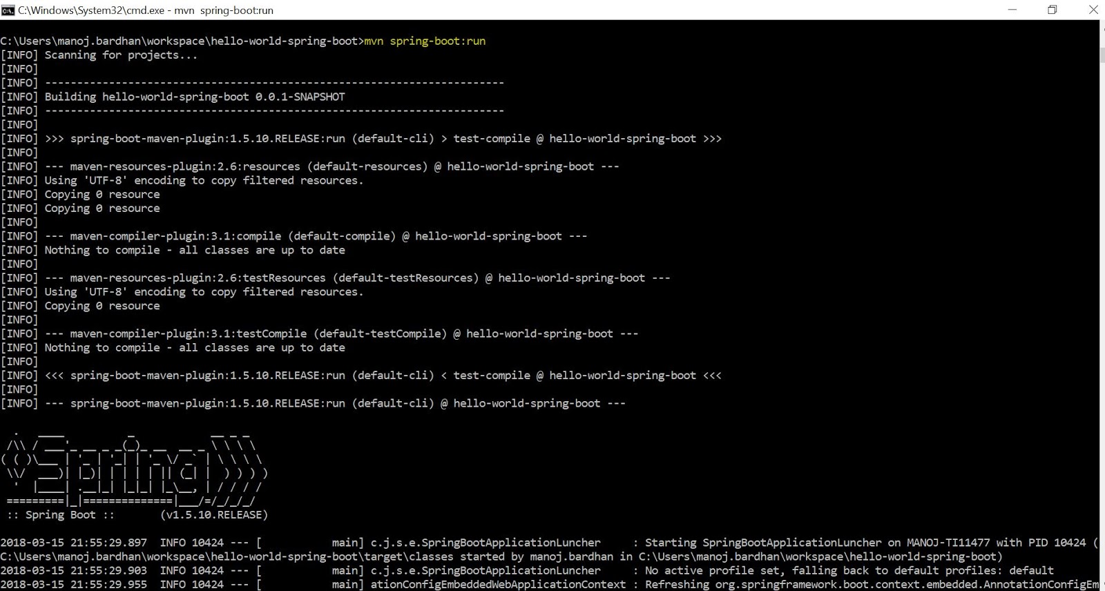 Org springframework boot maven plugin. Boot start image.