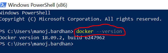 Docker Version