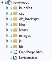 Wwwroot folder configuration