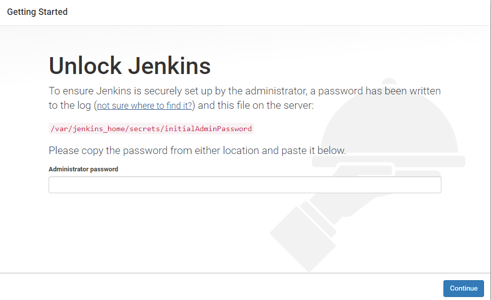 Unlock Jenkins