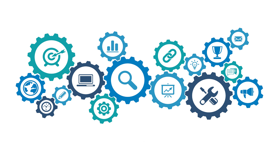 Pattern of gears.