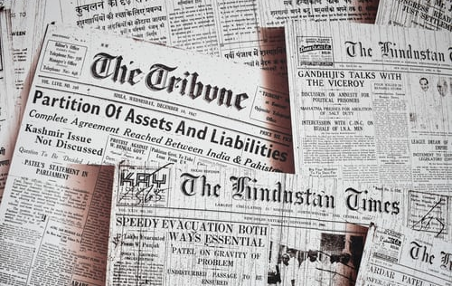 Old newspapers
