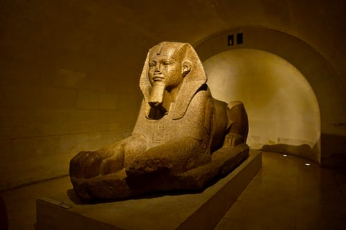 Sphinx statue