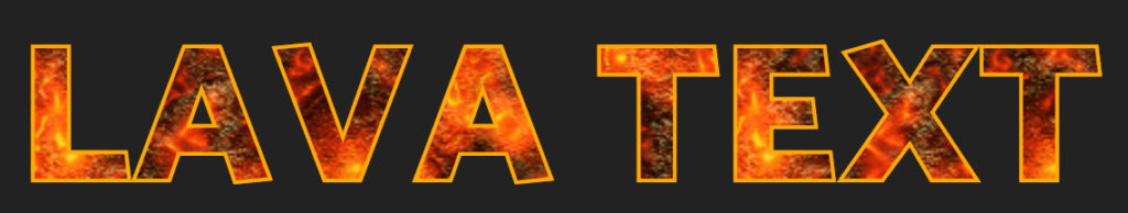 Lava text