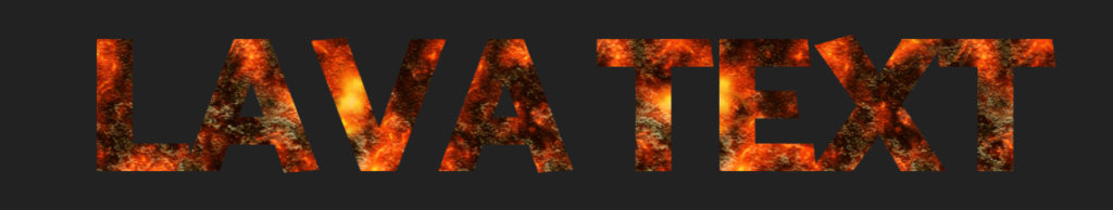 Lava text