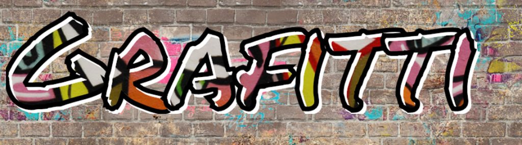 Grafitti text