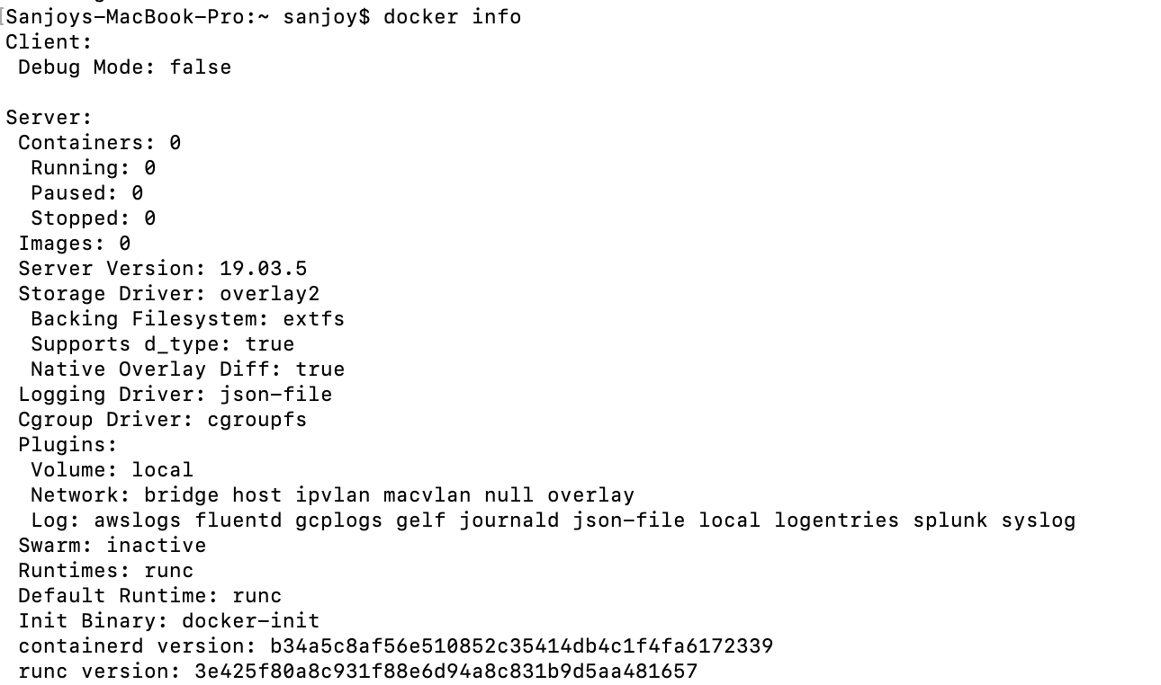 Swarm in Inactive state