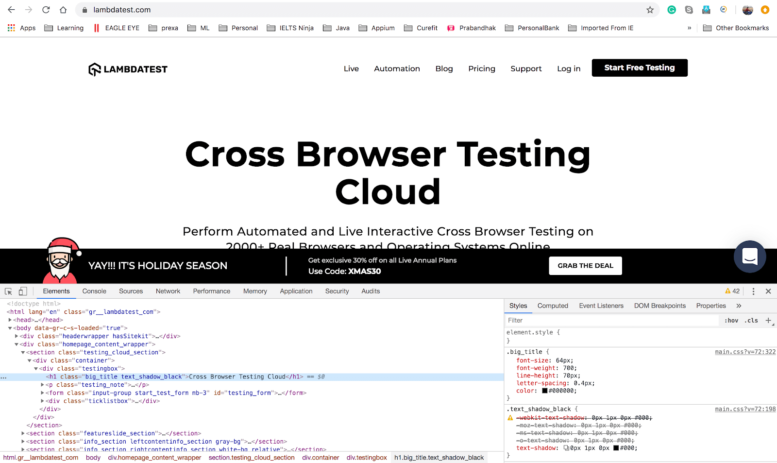 cross browser testing cloud