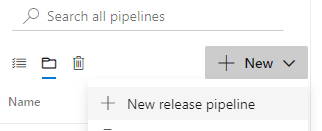 New release pipeline