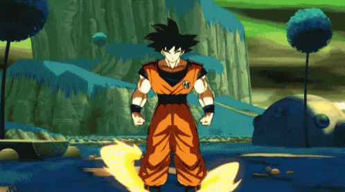 Goku reaching final form