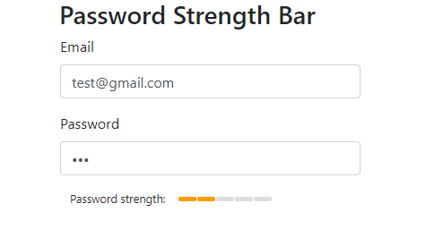 Password strength medium