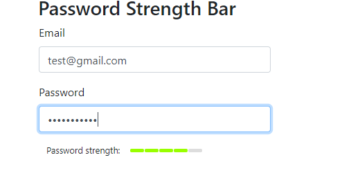 Password strength good