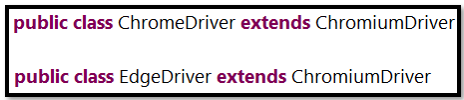 ChromeDriver and EdgeDriver classes