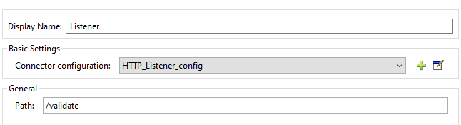 Configuring HTTP listener