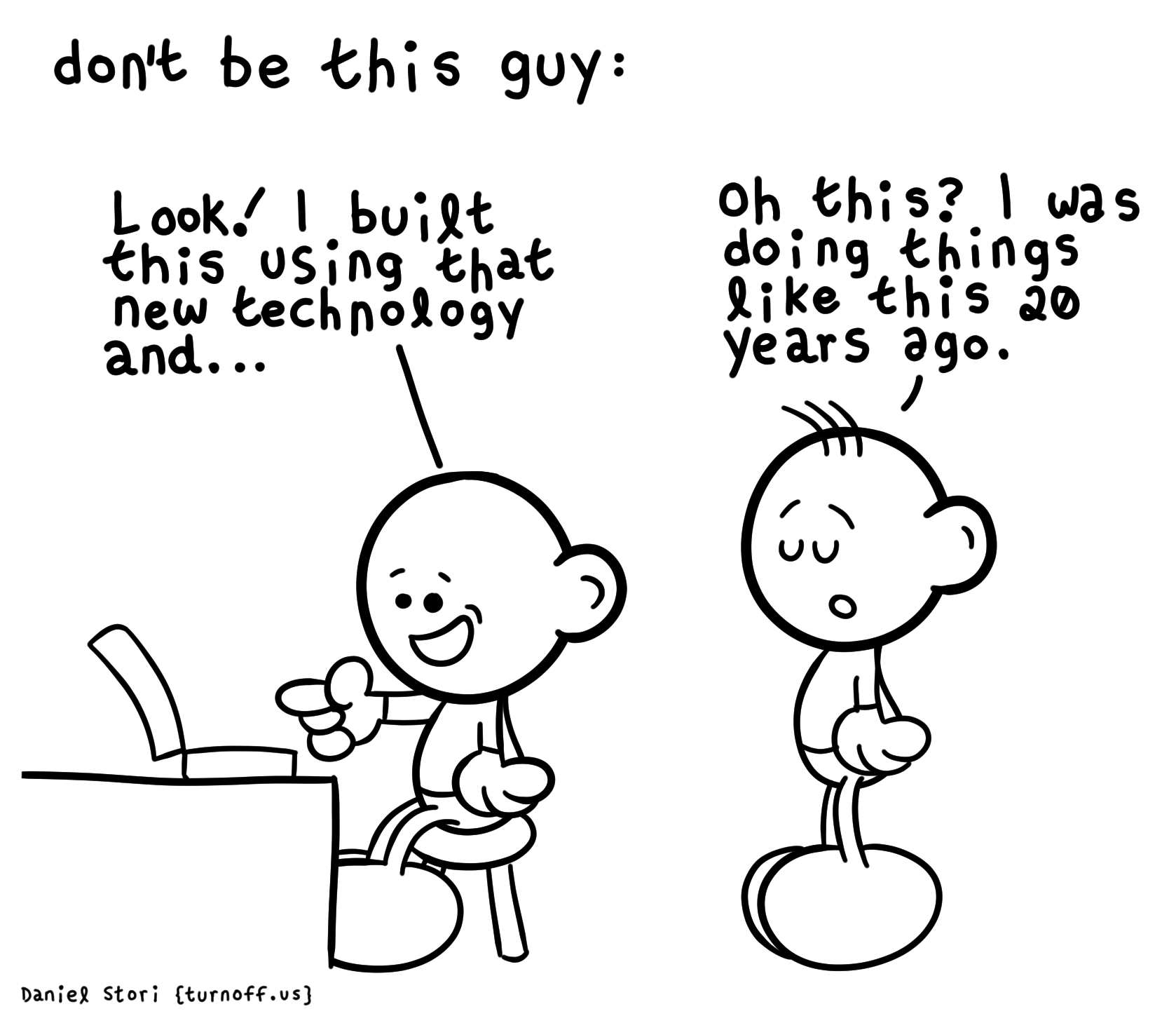 Don't be this guy comic