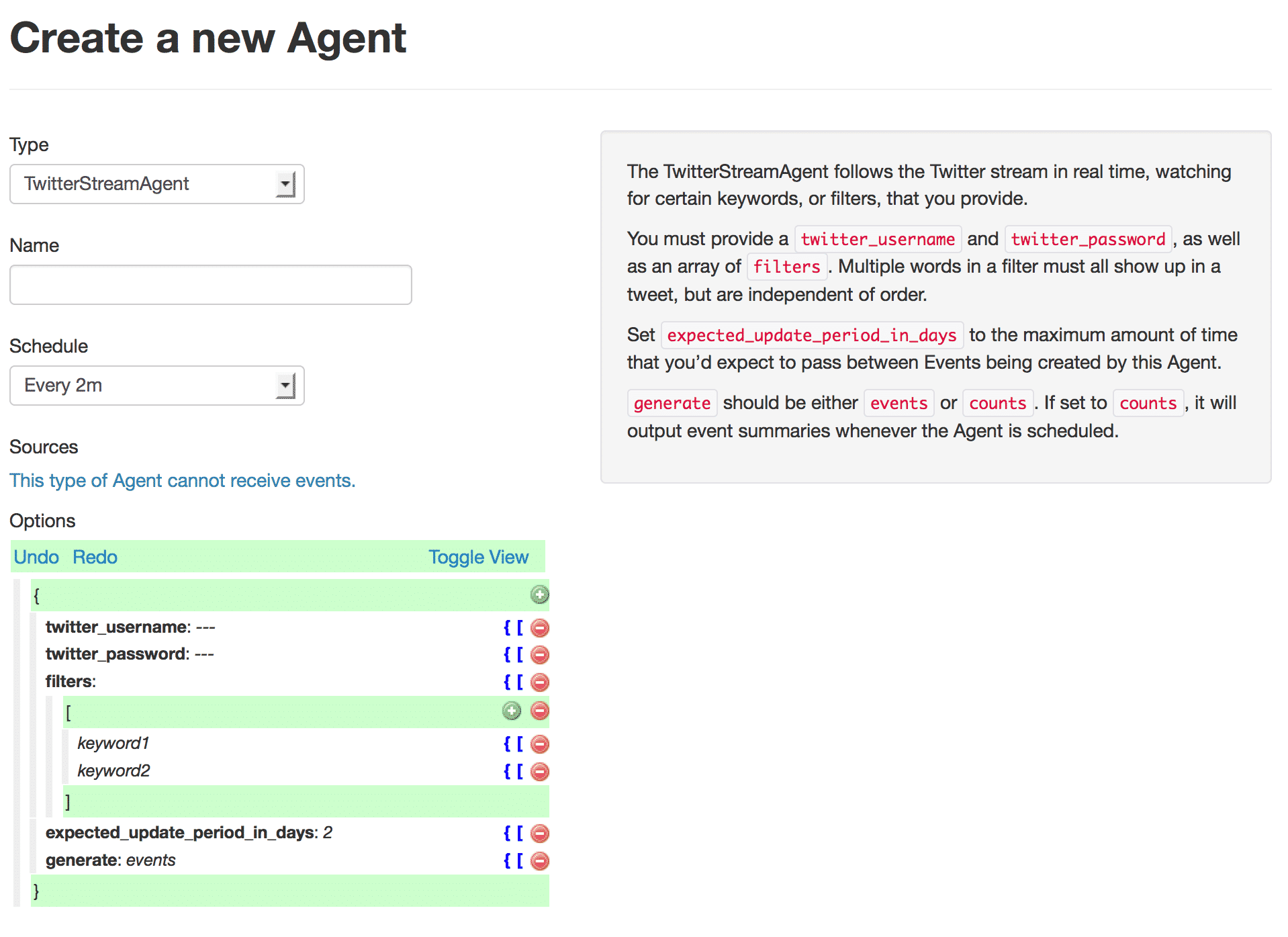 Agent example