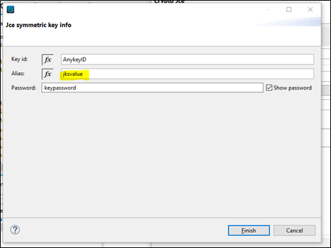 Adding symmetric key details