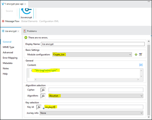 Configuring JCE key