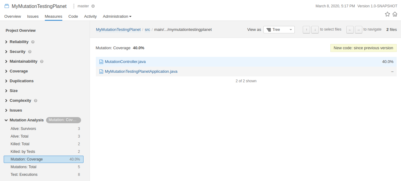 MyMutationTestingPlanet
