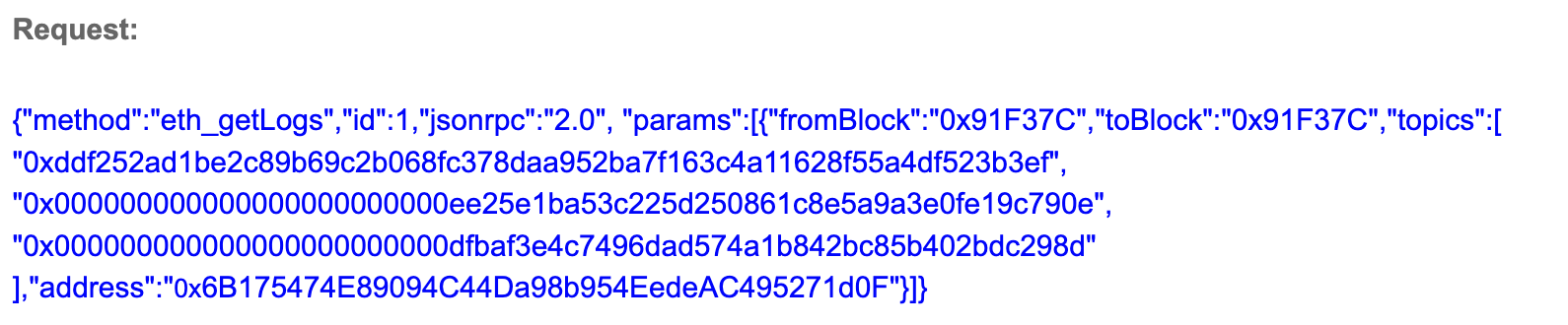 eth_getLogs request
