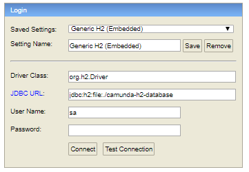 Login Connect/Test Connection