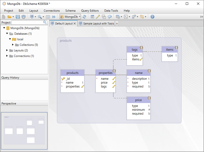 dbschema data compare