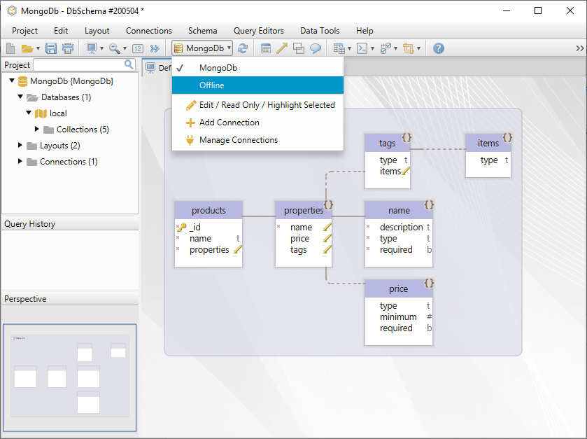 visual studio shared project reference dbschema