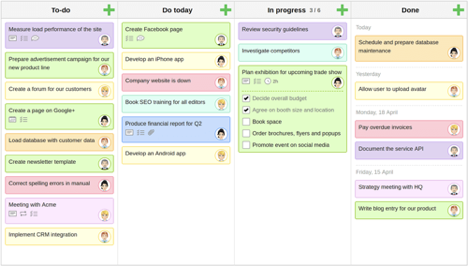 Kanban board