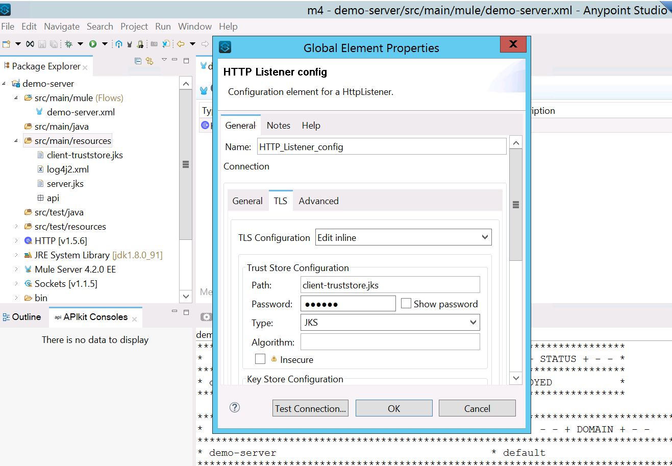 HTTP Listener config