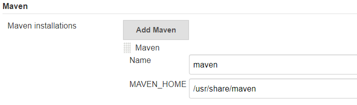 Maven installations