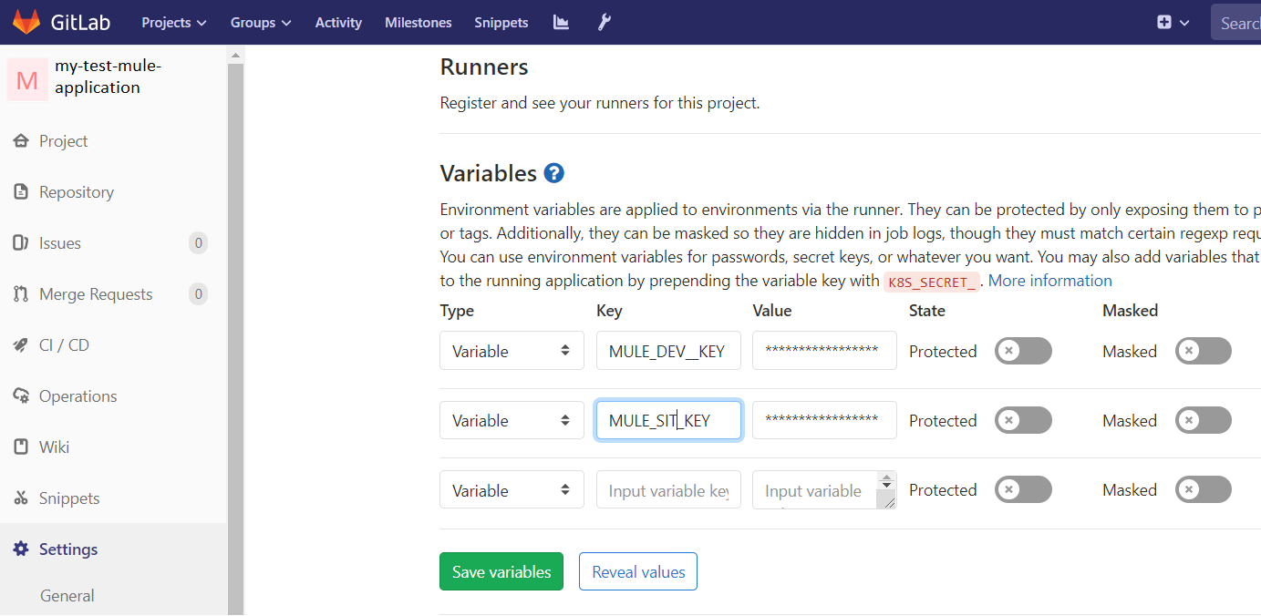 GitLab runner