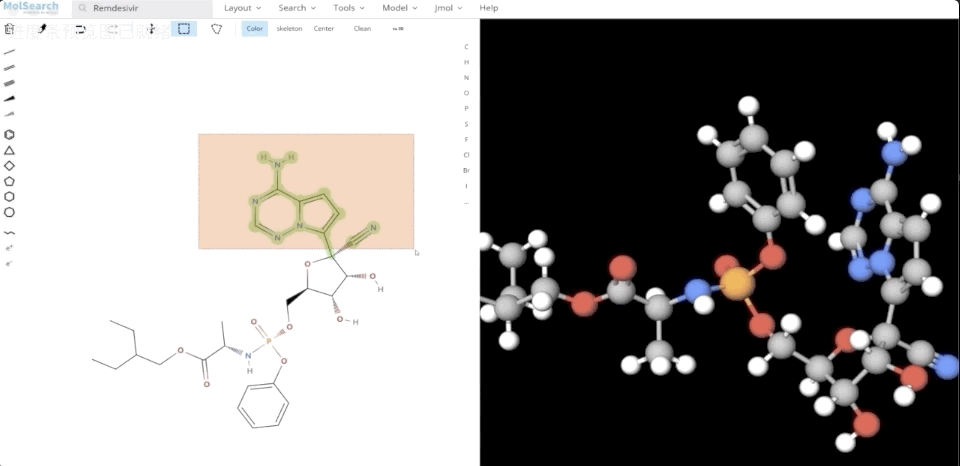 Searching chemical structures
