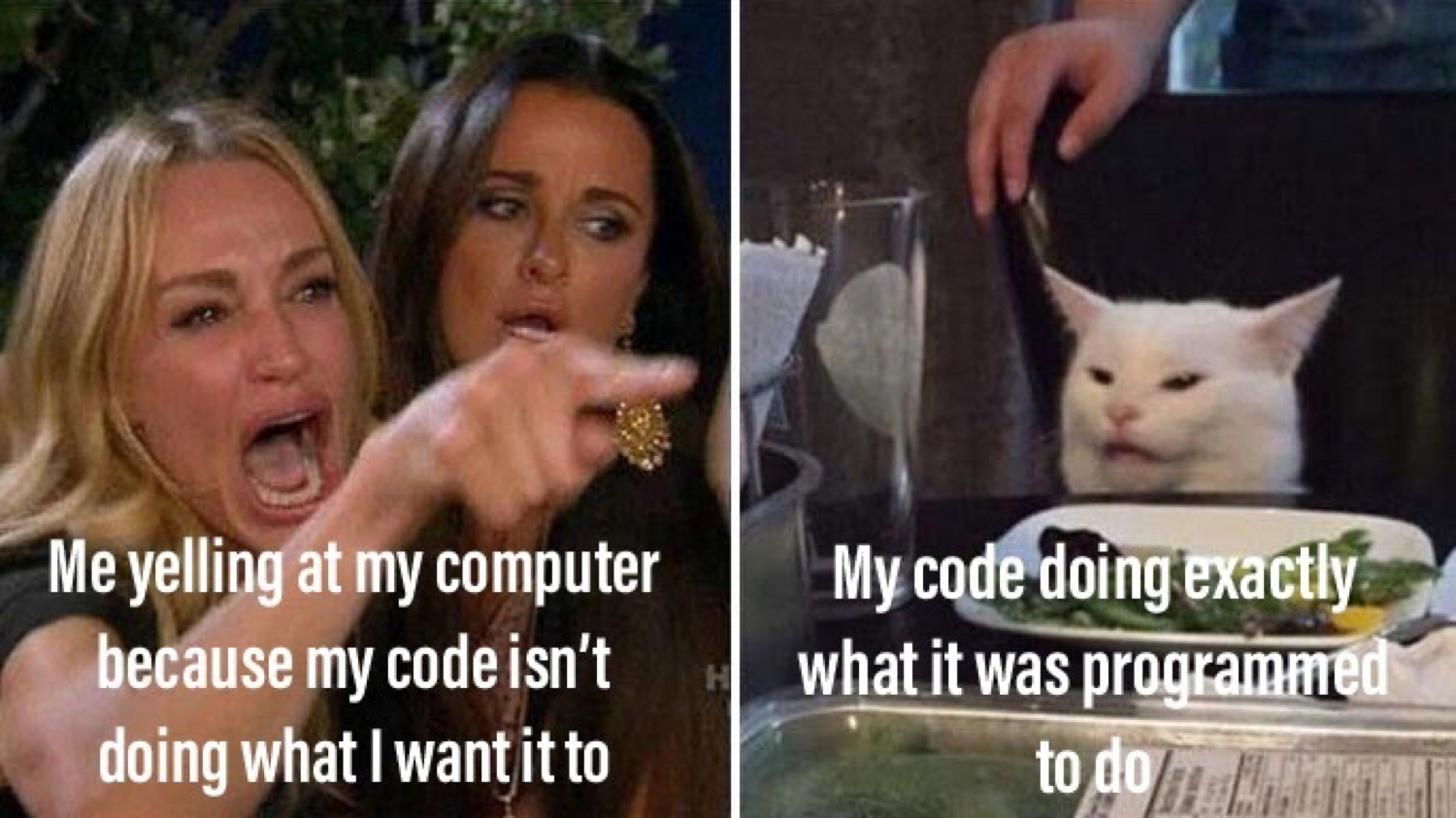 Don't blame the code