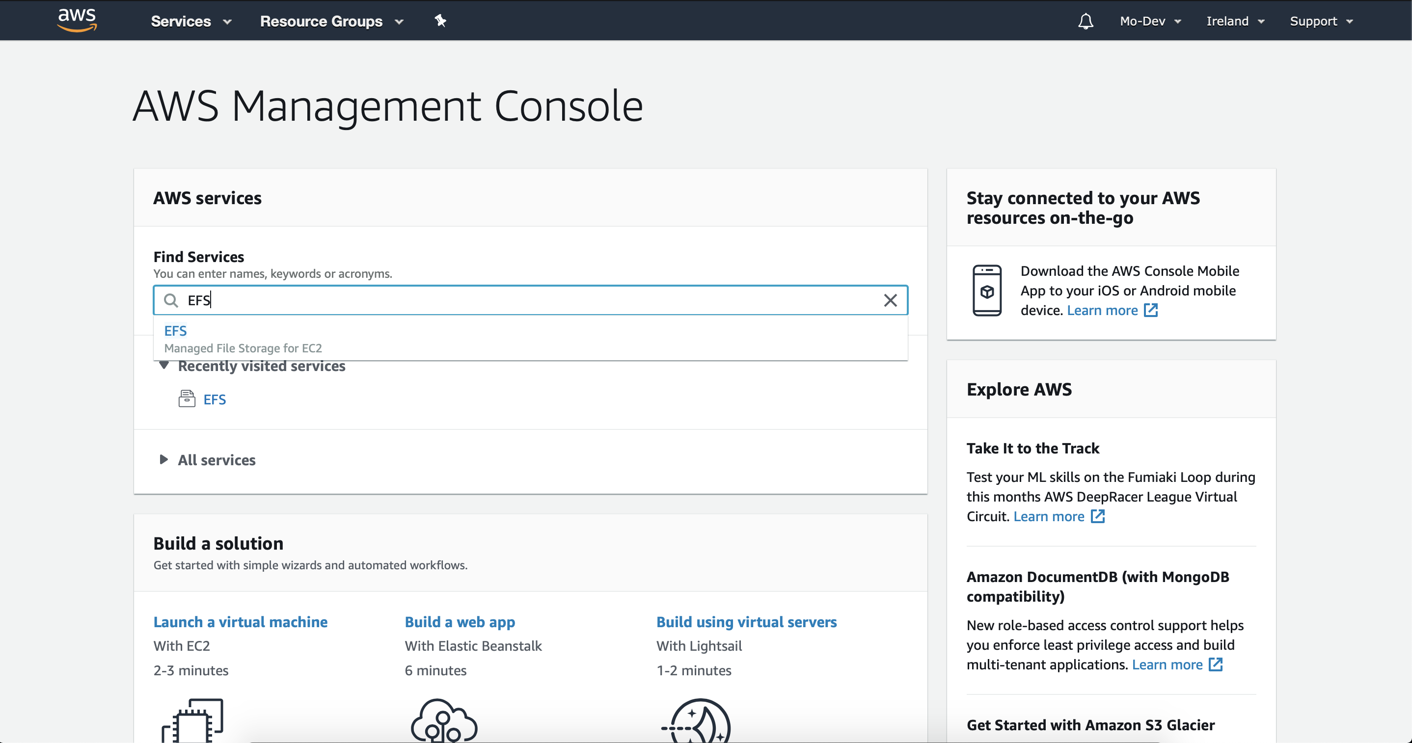 AWS Management Console