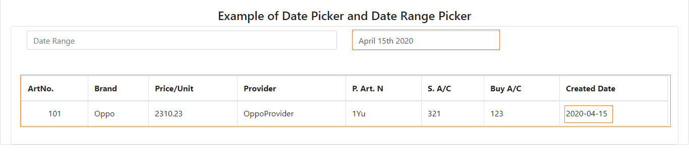 Ngx Bootstrap Daterange Picker And Date Picker Dzone Web Dev