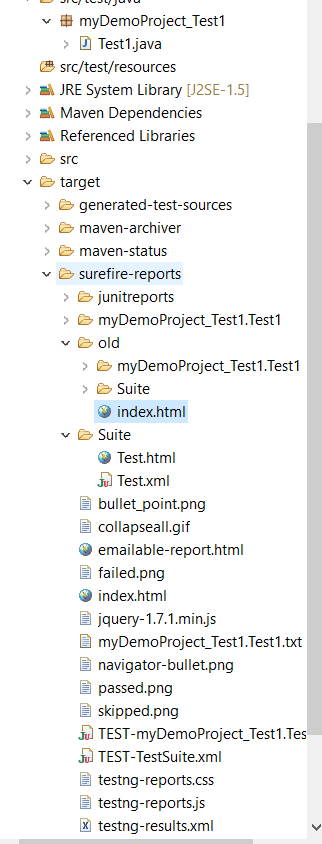 Project file structure