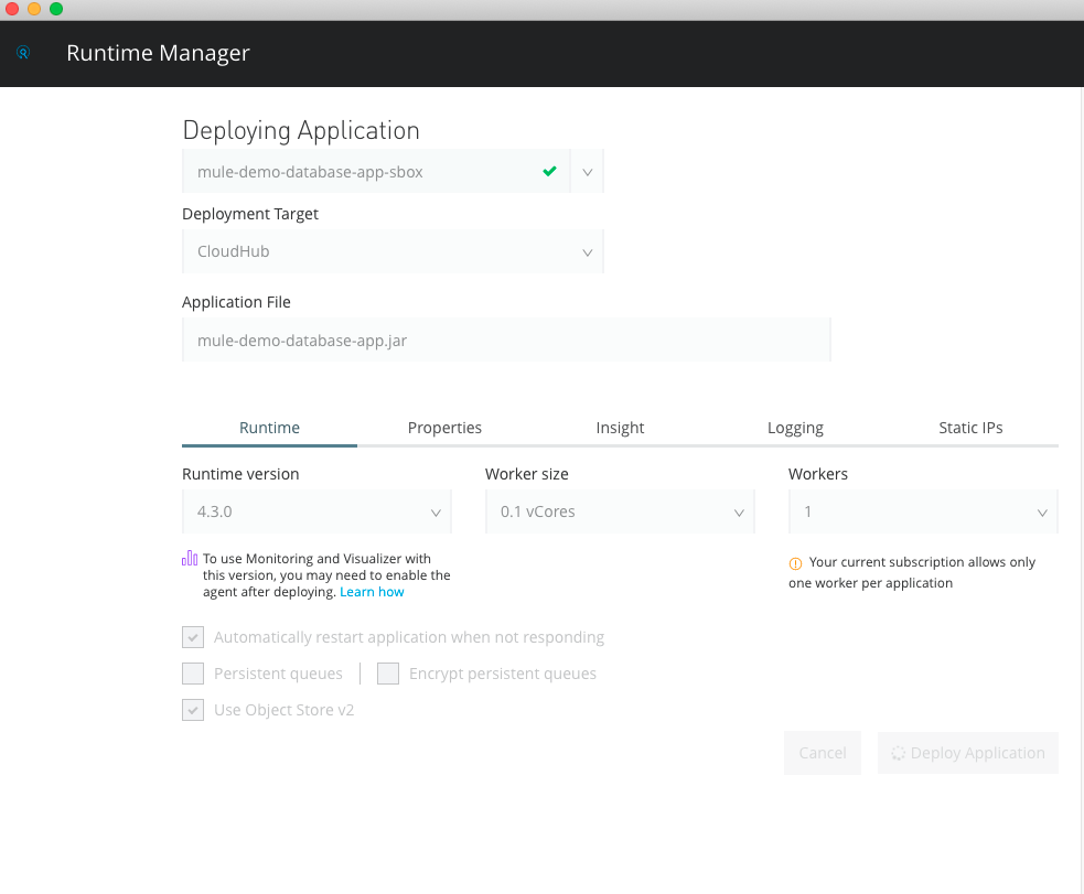 runtime manager