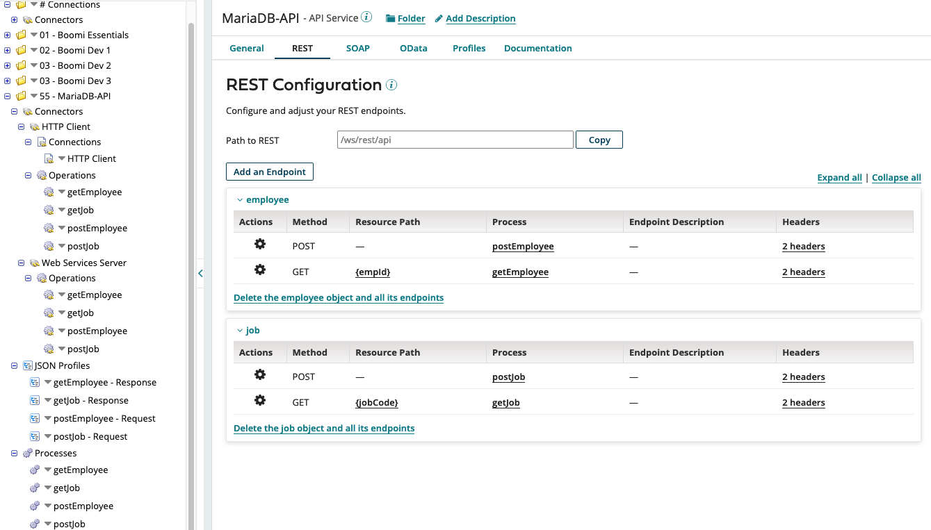 rest configuration