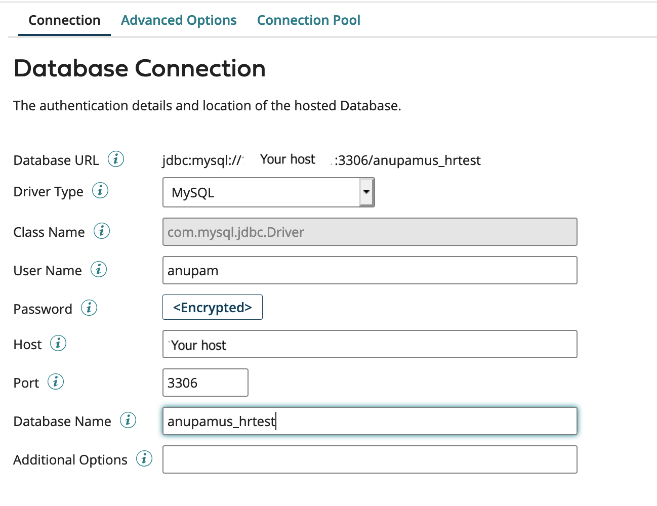 database connection