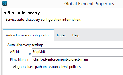 Autodiscovery config