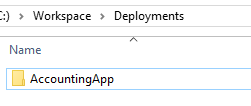 AccountingApp folder