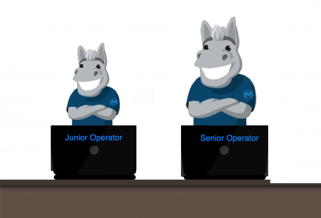 junior and senior operator